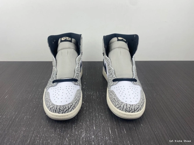 1st Kicks White 1 Air Jordan Cement OG High DZ5485-052 0728